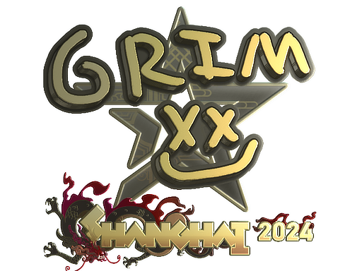 Sticker | Grim (Gold) | Shanghai 2024