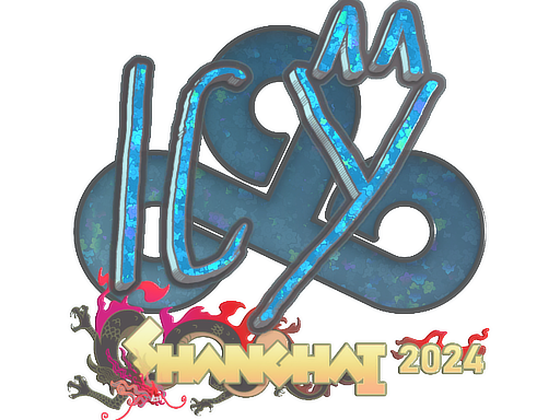 Sticker | ICY (Glitter) | Shanghai 2024