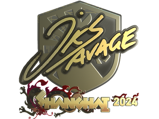 Sticker | jks (Gold) | Shanghai 2024