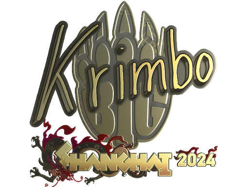 Sticker | Krimbo (Gold) | Shanghai 2024