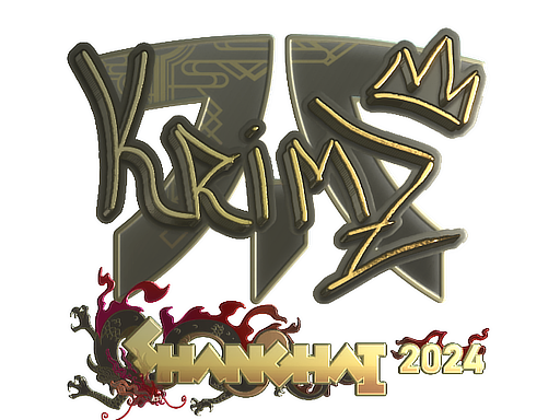 Sticker | KRIMZ (Gold) | Shanghai 2024