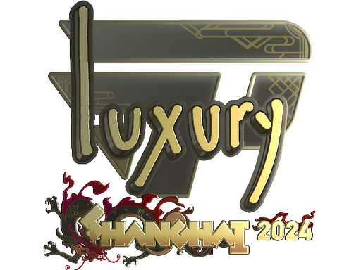 Sticker | lux (Gold) | Shanghai 2024
