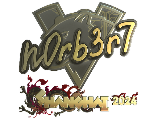 Sticker | n0rb3r7 (Gold) | Shanghai 2024