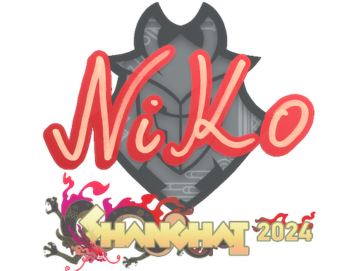 Sticker | NiKo | Shanghai 2024