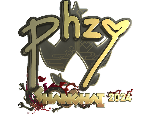Sticker | phzy (Gold) | Shanghai 2024