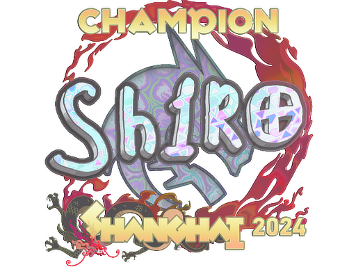 Sticker | sh1ro (Holo, Champion) | Shanghai 2024