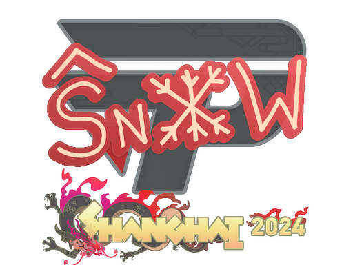 Sticker | snow | Shanghai 2024