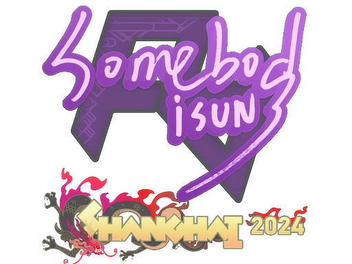 Sticker | somebody | Shanghai 2024