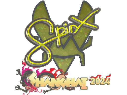 Sticker | Spinx (Glitter) | Shanghai 2024