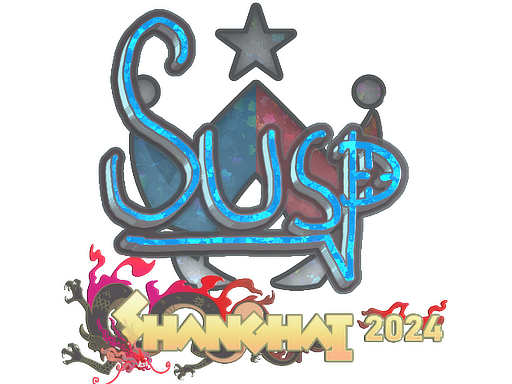 Sticker | susp (Glitter) | Shanghai 2024